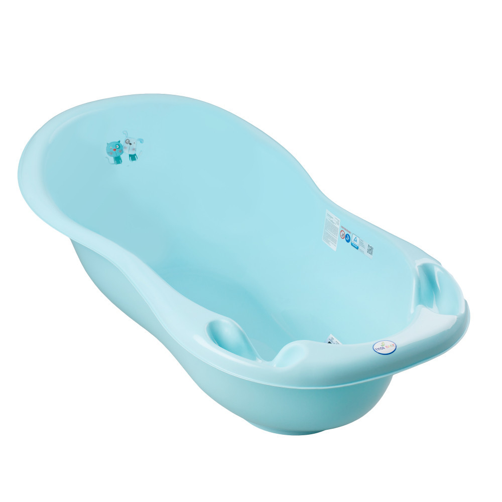 Ванночка Tega Dog & Cat PK-005 102 cm LUX зі зливом і термометром 101 light blue, фото 1