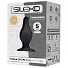 Анальна пробка SilexD (Model 2 size S) двошарова, силікон+Silexpan, діаметр 3,4 см, фото 2