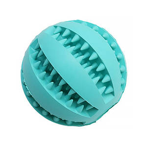 Іграшка м'яч для собак Piitao 026631 Blue D:7,0см жувальний гумовий гумовий