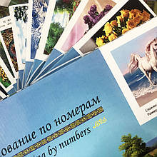 Картина за номерами: Замок. Розміри: 30 х 40 см. Малювання фарбами по номерам