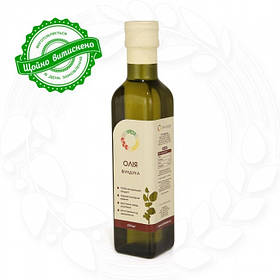 Фундука (Лісового горіха) сиродавлена олія в пляшці