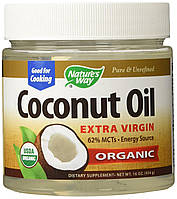 Nature's Way Organic Extra Virgin Coconut Oil 448 г (4384304198)