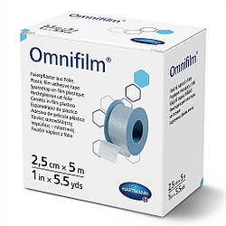 Пластир фіксуючий з прозорої плівки Omnifilm 2,5см х 5 м