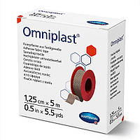 Пластир фіксуючий текстильний Omniplast® 1,25 см х 5м 1шт.