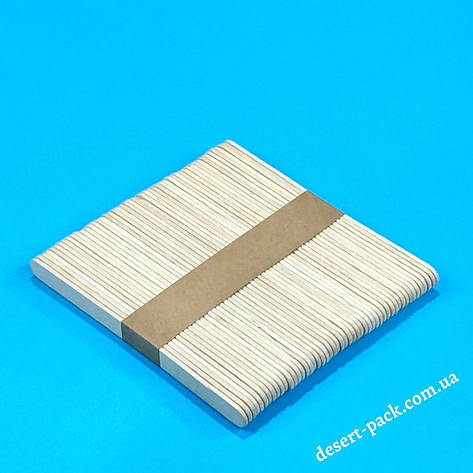 Палички для морозива 114х10х2 мм (50 шт.), фото 1