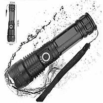 Ліхтар ручний X-Balog BL-X71A-P50 (Type-С) Li-Ion 18650, універсальний із зарядкою USB, фото 4