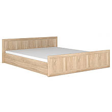 Ліжко двоспальне з  металевими ламелями ДСП в спальню 160 Соната Мебель Сервіс