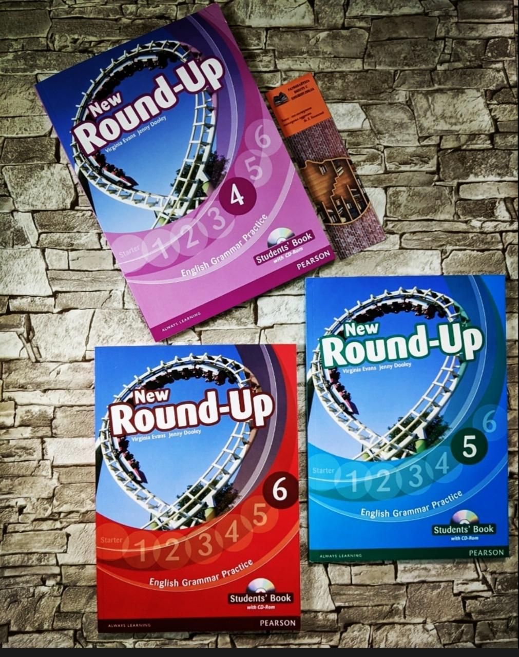 Набір книг New Round-Up: student's Book: Level 4, 5, 6 Граматика англійської мови Pearson