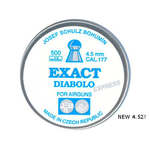 Пневматичні JSB Diabolo Express 4.52 мм, 0.51 р. 500 шт.
