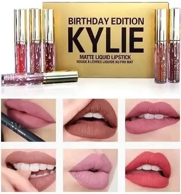 Помад KYLIE No KL6 в пакованні 6 шт., стійка помада для губ Kylie, фото 1
