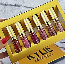 Помад KYLIE No KL6 в пакованні 6 шт., стійка помада для губ Kylie, фото 3
