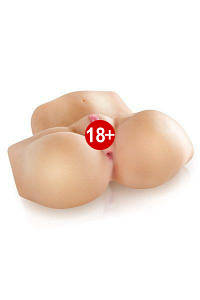 Мастурбатор полуторс Real Body - Hot Girl, два входи: вагіна і попка