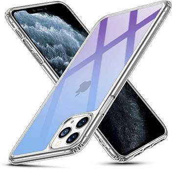 Чехол ESR для iPhone 11 Pro Max Mimic Tempered Glass, Blue+Purple (3C01192420201)