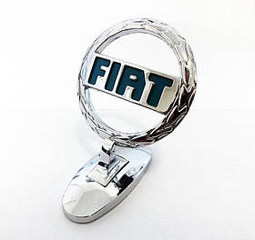 Приціл емблему на капот Fiat хром