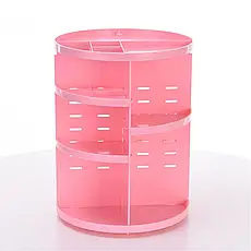 Органайзер для косметики 360° Rotation Cosmetic Organizer Pink Рожевий, фото 4