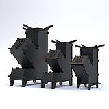 Турбо піч 2 мм 33*25*11 см,турбо піч під сковороду,диск, фото 2