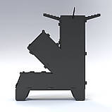 Турбо піч 2 мм 33*25*11 см,турбо піч під сковороду,диск, фото 9