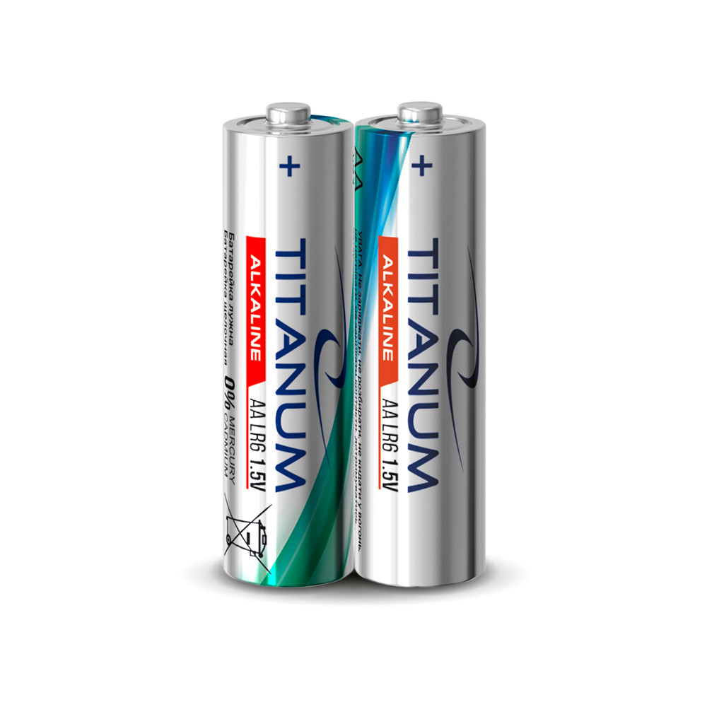 Батарейка лужна Titanum LR6/AA 2 pcs SHRINK