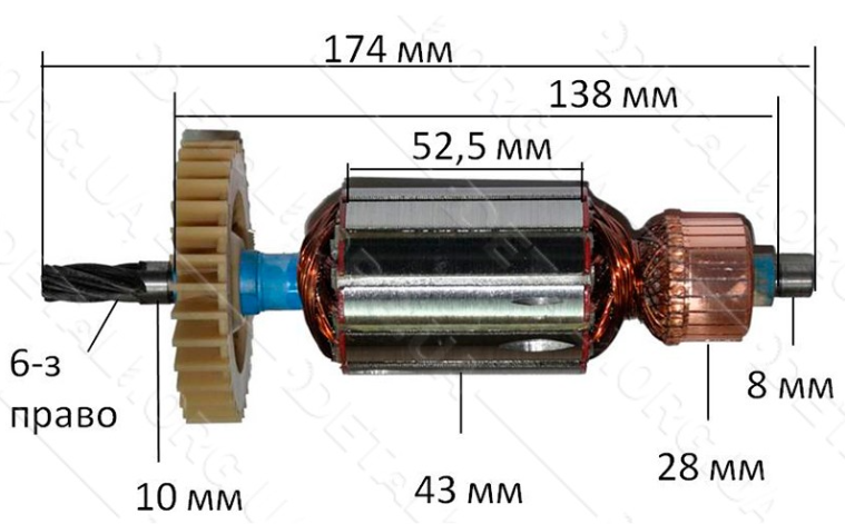 Якорь Пилы Дисковой Протон ПД-185 — Купить Недорого на Bigl.ua (1589389373)