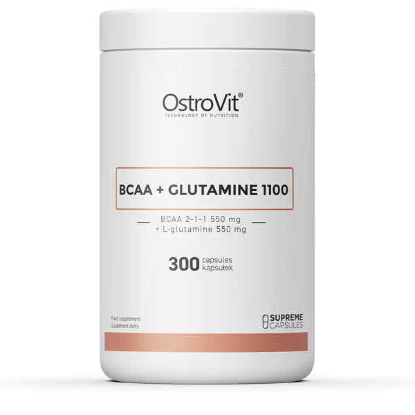 BCAA + Glutamine 1100 OstroVit 300 капсул