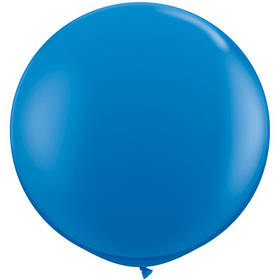 Кулька 36"/90 синій латекс пастель DARK BLUE 003 однотонний ТМ "Мексика" УП шт.
