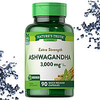 Ашваганда Nature's Truth Ashwagandha Root 3000 мг на порцию 90 капсул