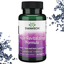 Вітаміни Swanson Hair Revitalizing Formula Hair, Skin & Nails (Волоси, Кожа і Ногті) 60 таблеток