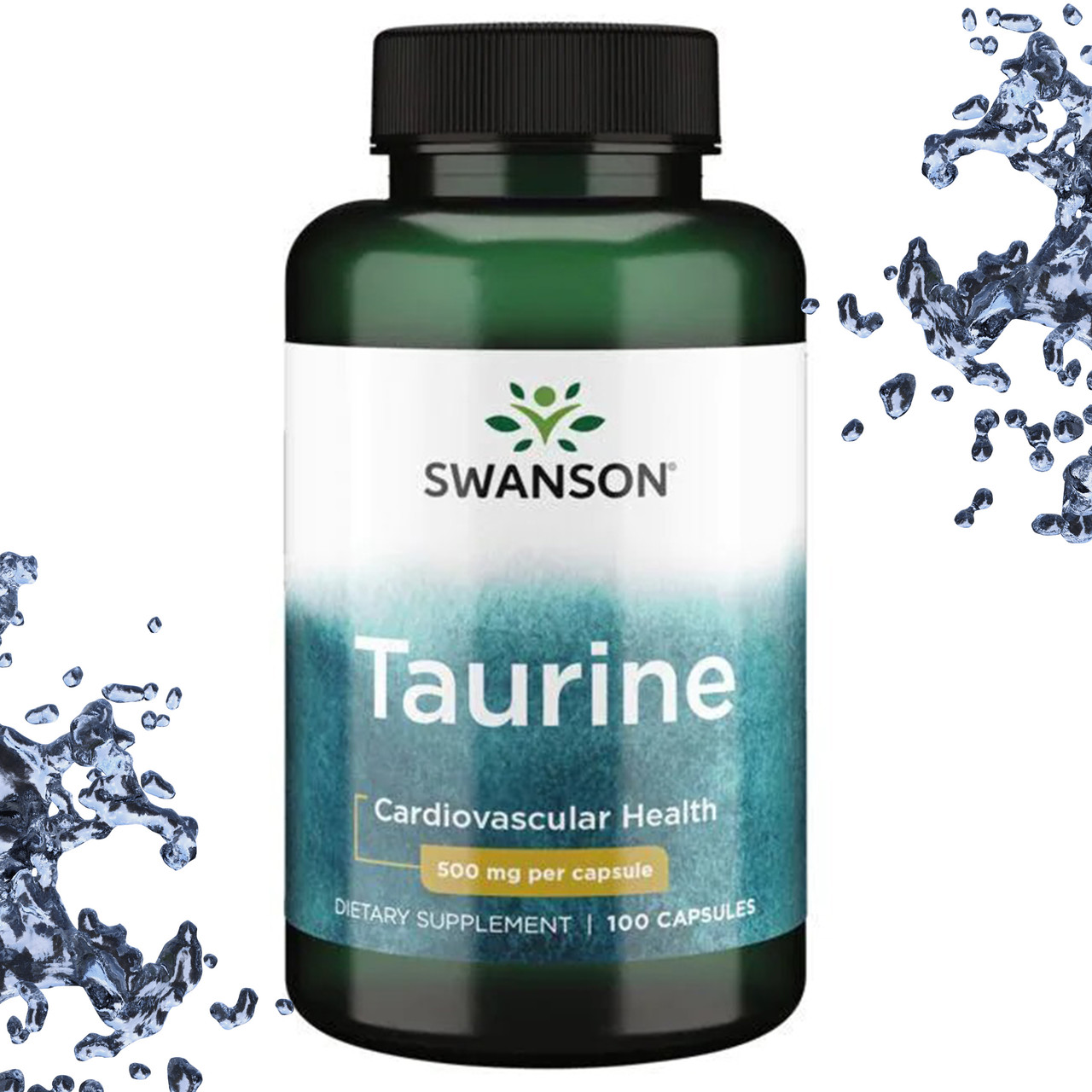 Таурін Swanson Taurine 500 мг 100 капсул