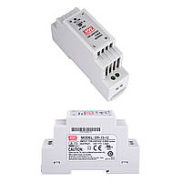 Блок питания MEAN WELL DR-15-12 1A 12V DC 15W на DIN-рейку (вход 85~264V AC / 120~370V DC)