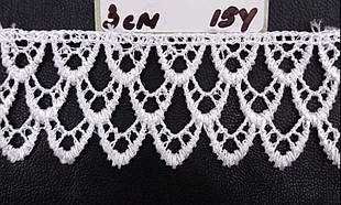 Мереживо макраме 3см (15ярдів) колір білий