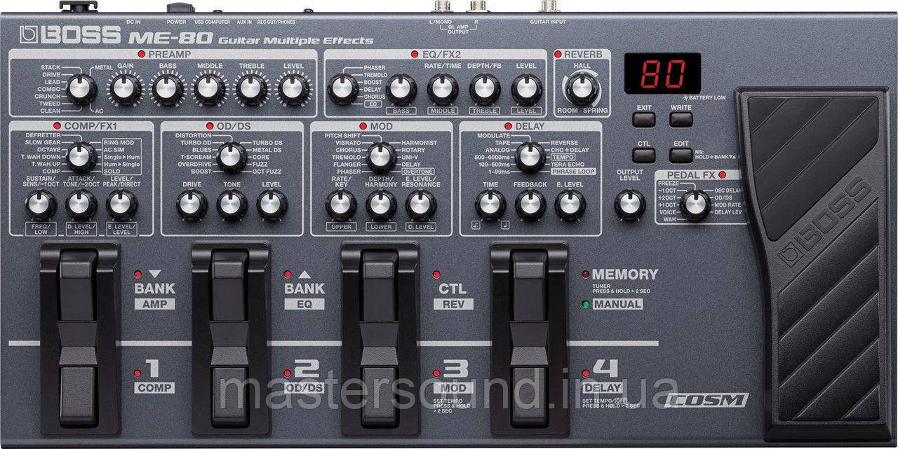 Гітарний процесор Boss ME-80, фото 1