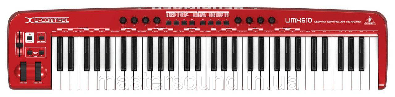 Міді клавіатура Behringer U-CONTROL UMX610