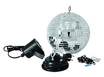 Дзеркальна куля Eurolite Mirror Ball Set 30cm with LED Spot