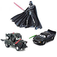 Тачки: Метр Маквин Звездные Войны Cars: Star Wars Mater Lightning McQueen 2шт