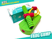 Frog Jump стрибалка-курча для дітей Pogo Stick Moby Jumper зі звуком. Дитячий тренажер для стрибків Купити