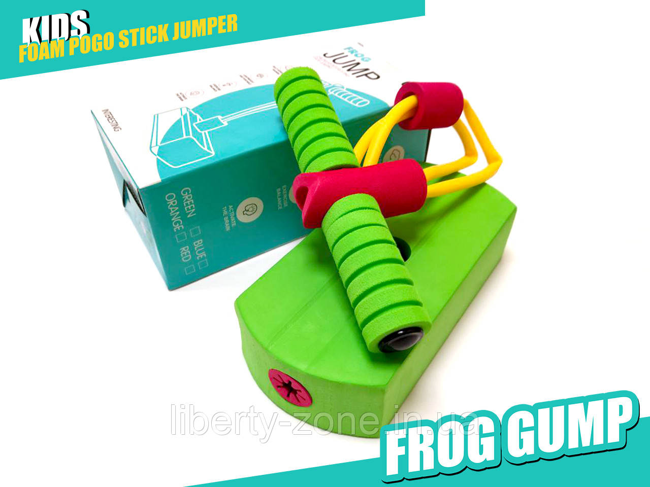 Frog Jump Прыгалка-кузнечик для Детей Pogo Stick Moby Jumper со Звуком ...