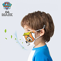 Детский Респиратор-Маска с фильтром PM2.5, Многоразовая маска Щенячий Патруль. Респиратор Детский от вирусов