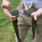 Чоловічий ремінь Tactical Belt 125 см, Зелений / Туристичний ремінь / Чоловічий ремінь із пряжкою, фото 9
