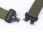 Тактичний ремінь Tactical Belt 125 см + Подарунок Вічний сірник Make Fire, фото 7
