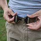 Тактичний ремінь Tactical Belt 125 см + Подарунок Вічний сірник Make Fire, фото 3