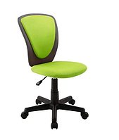 Детское компьютерное кресло Bianсa пластик сидение розовое, вставка на спинке из кожзама (Office4You-ТМ) зелене сидіння, вставка на спинці зі шкірозамінника