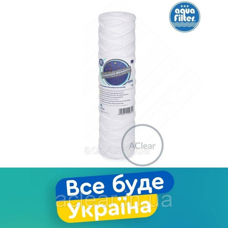 FCPP5 Aquafilter Картридж шнур 5 мікрон механічного очищення 1шт, фото 1