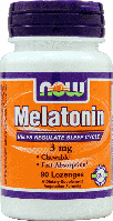 Мелатонин от бессонницы Now Foods Melatonin 3mg 90 леденцов