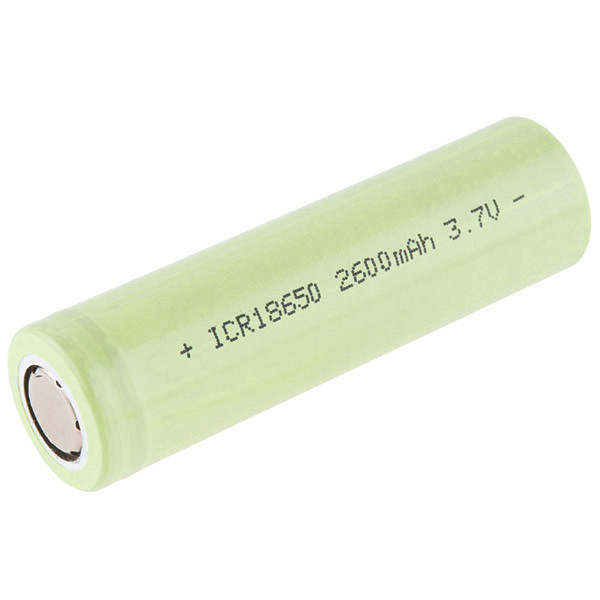 Акумулятор ICR18650 Li-Ion 2600 mAh 3.7V SparkFun