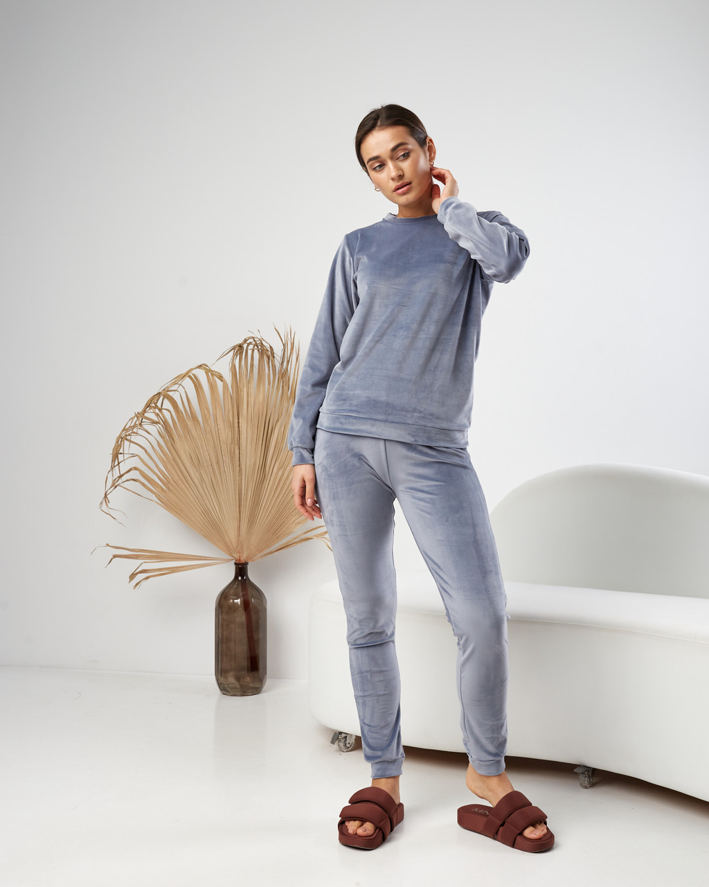 Домашній костюм кофта+штани 0285/289 Barwa Garments