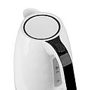 Електрочайник Adler AD 1277 — 1.7 л, 2200 Вт, білий, індикатор води, дисковий нагрівач, фото 5