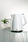 Електрочайник Adler AD 1277 — 1.7 л, 2200 Вт, білий, індикатор води, дисковий нагрівач, фото 6