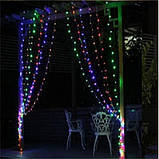 Світлодіодна гірлянда LED 500 діодів, колір мультиколор, 8 режимів, для дому та вулиці., фото 3