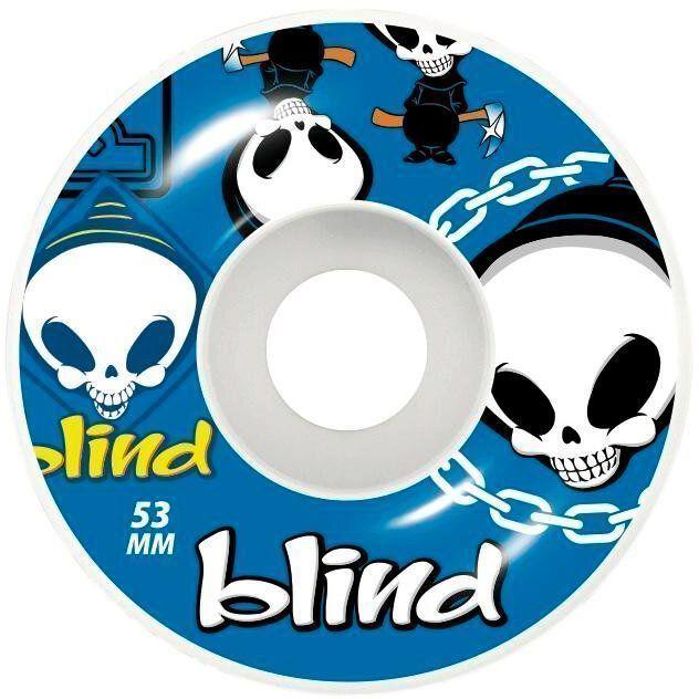 Колеса для скейтборда BLIND RANDOM Blue 53mm, фото 1