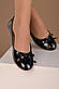 Балетки туфли женские черные Т1443, фото 6